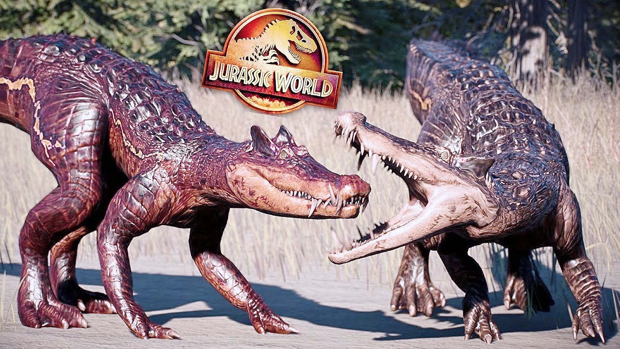 野猪鳄,蜥冠鳄,龙栉龙 ~ 侏罗纪世界进化