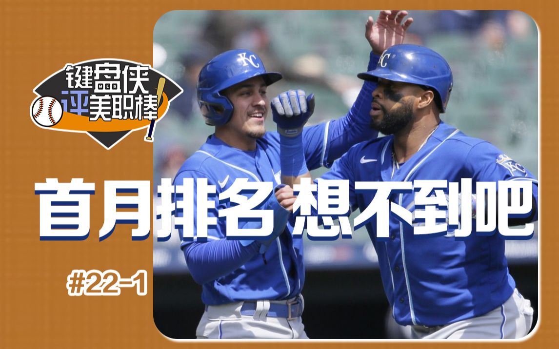 扬基垫底,皇家榜首,你绝对没想到的MLB首月分区排名【"键盘侠"评美职棒】#221哔哩哔哩bilibili