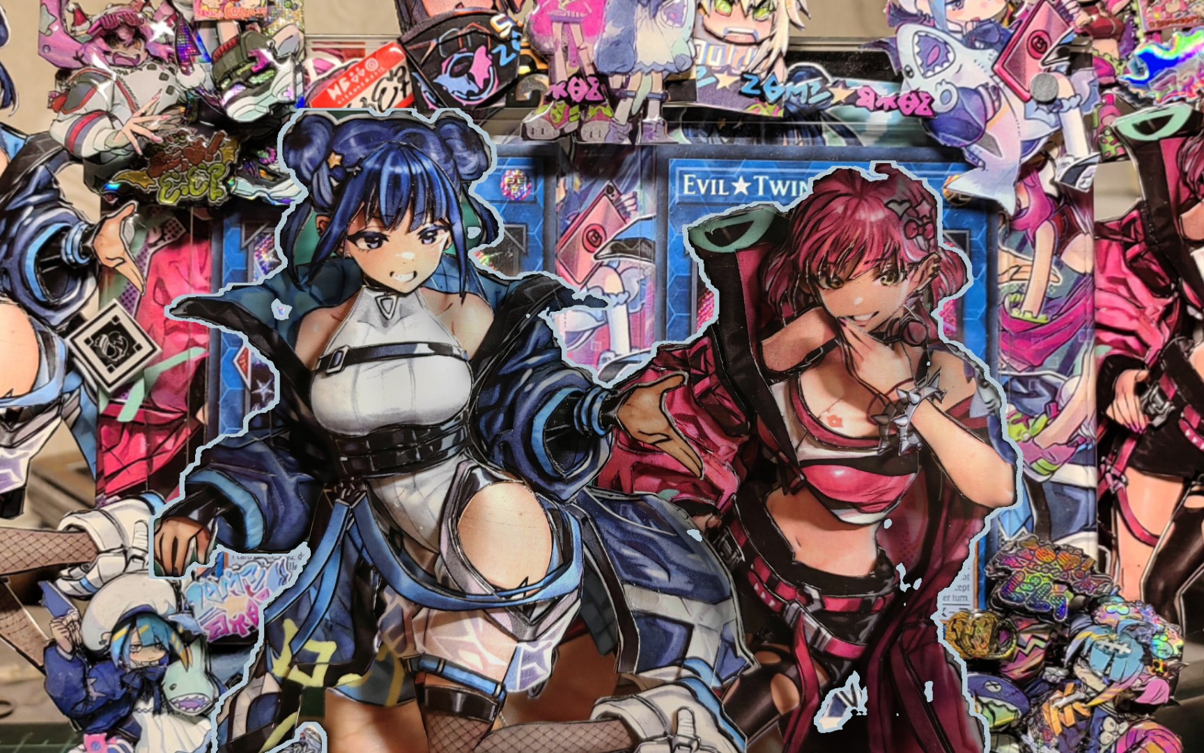 [游戏王-直播☆双子]卡雕展示框