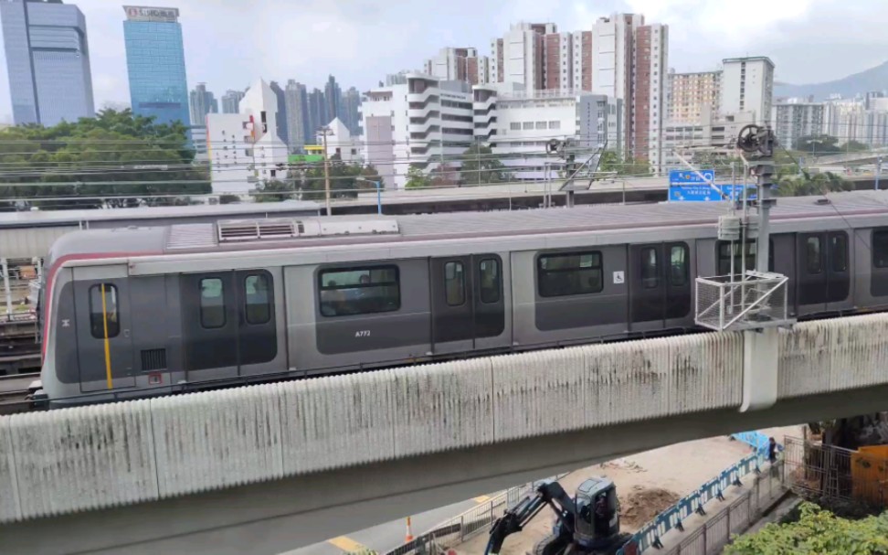 【mtr港铁观塘线】在九龙湾找到一个还不错的机位[doge] q-train×3