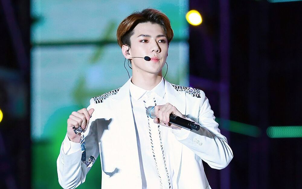 140831 exo 乐天家族演唱会 peter pan彼得潘 lucky focus sehun