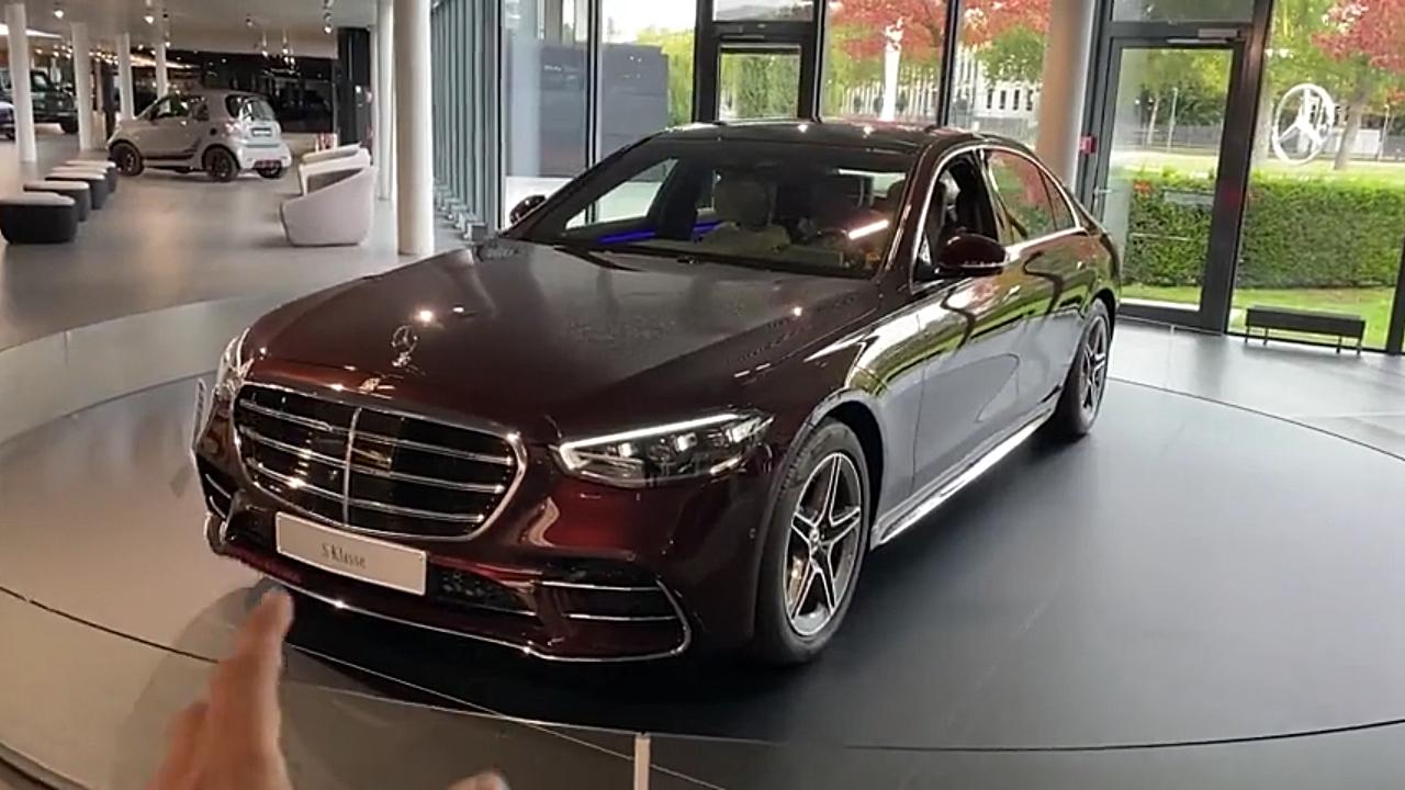 2021款奔驰s350d外观内饰