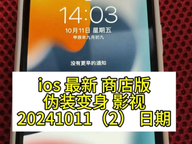 ios 最新 商店版 伪装变身 影视 20241011(2)日期哔哩哔哩bilibili