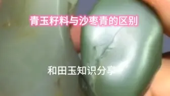 Télécharger la video: 沙枣青与青玉籽料如何区分，看马师傅分享的视频，您长知识