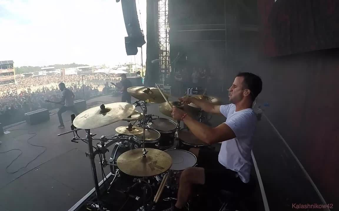 [图]Matt Greiner - August Burns Red - Summer Breeze 2017 Drum Cam