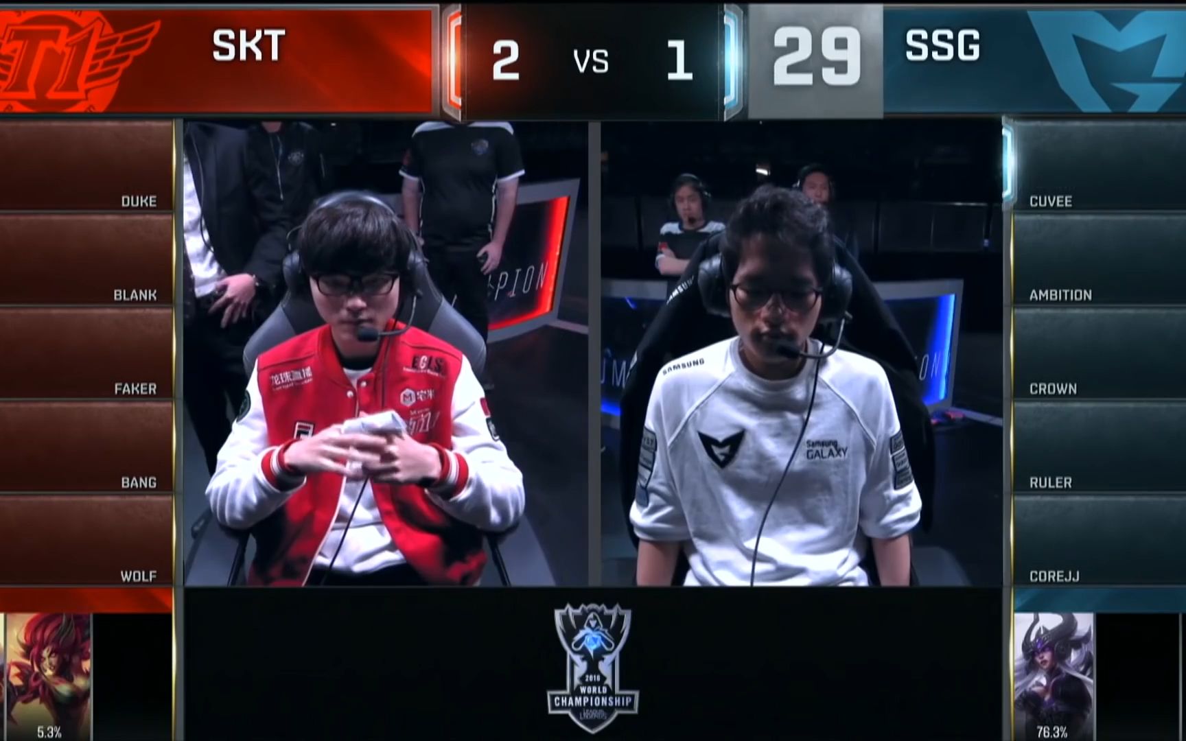 2016年英雄联盟s6全球总决赛sktvsssg第四局