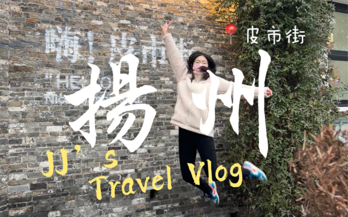 Vlog|扬州皮市街|扬州一日游|宿舍出游哔哩哔哩bilibili