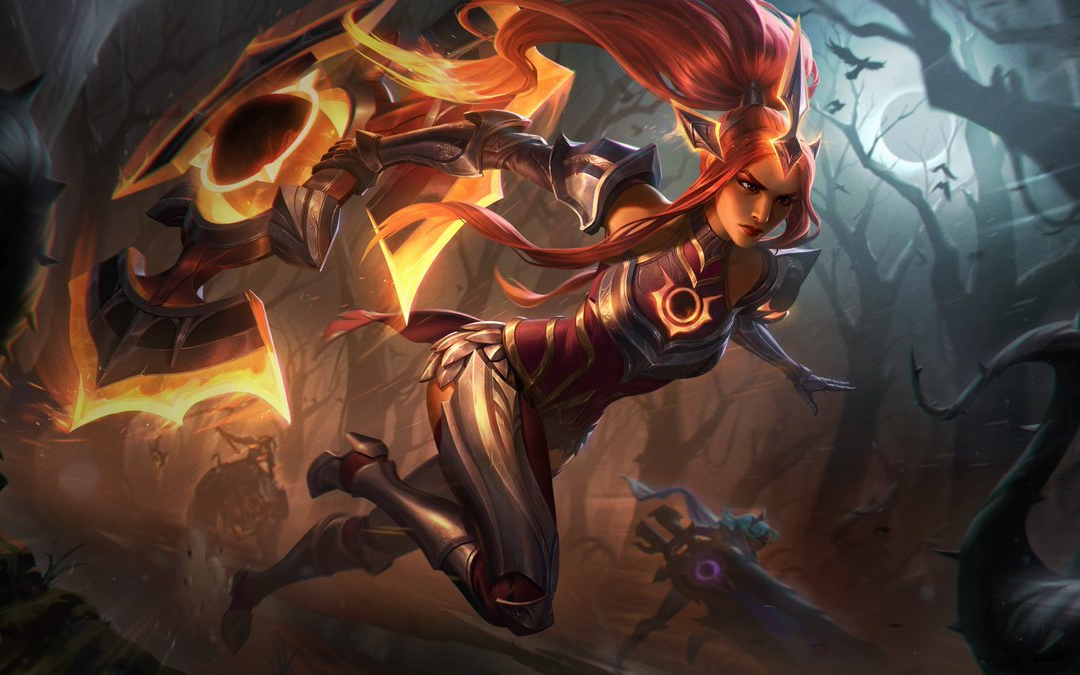 战争女神希维尔日蚀骑士皮肤浏览skinspotlight