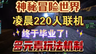 Скачать видео: 凌晨也有220人在线《我的世界RPG》玩到什么程度能毕业？