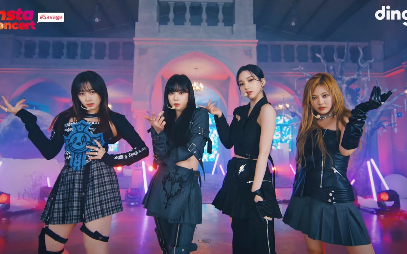 211223 aespa - black mamba next level savage forever @ dingo