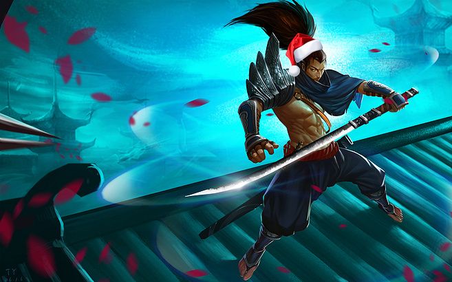 亚索也要过圣诞节----哈撒给为你演奏铃儿响叮当_哔哩哔哩 (゜-゜)つ