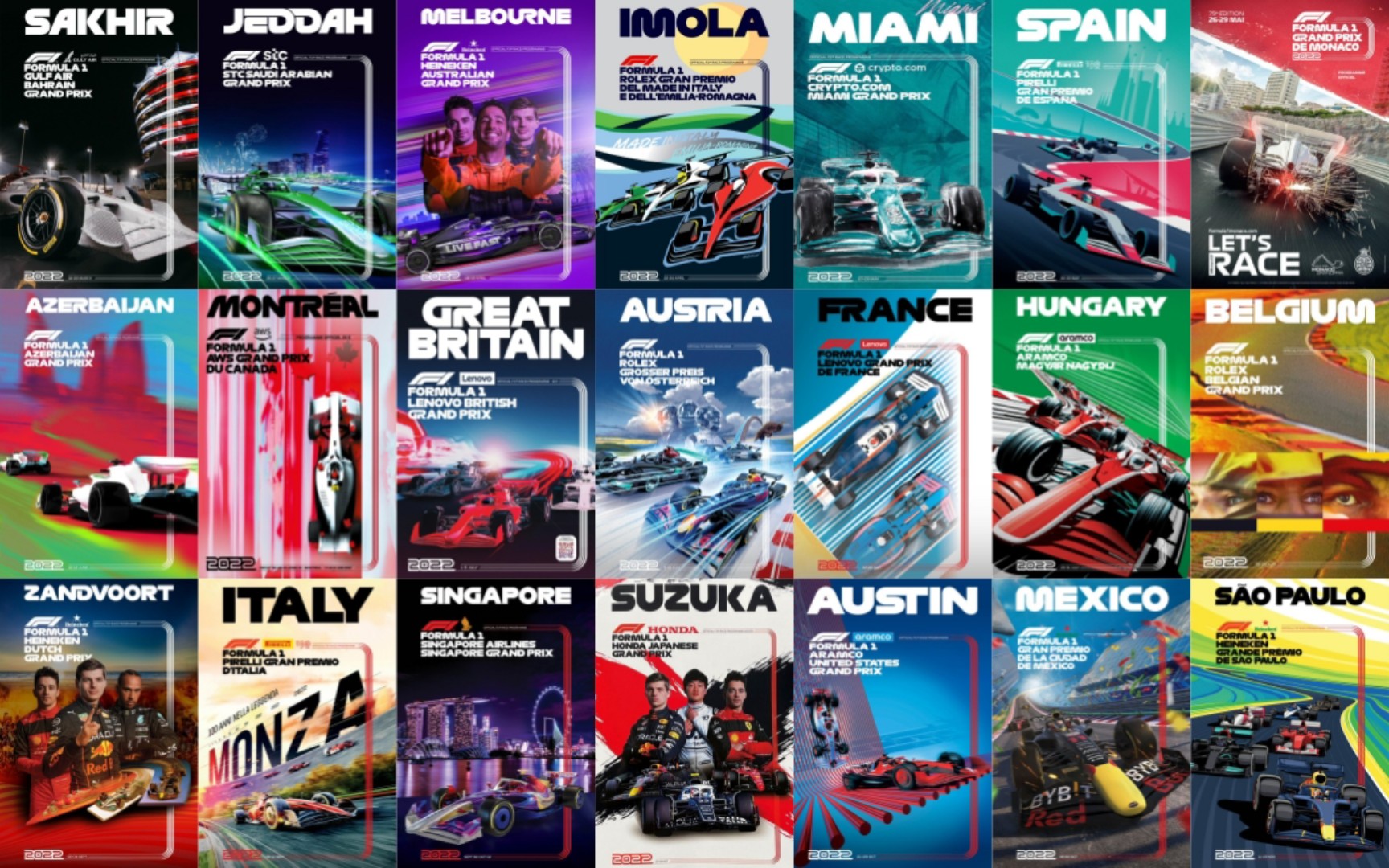 [f1各分站海报] 2022赛季