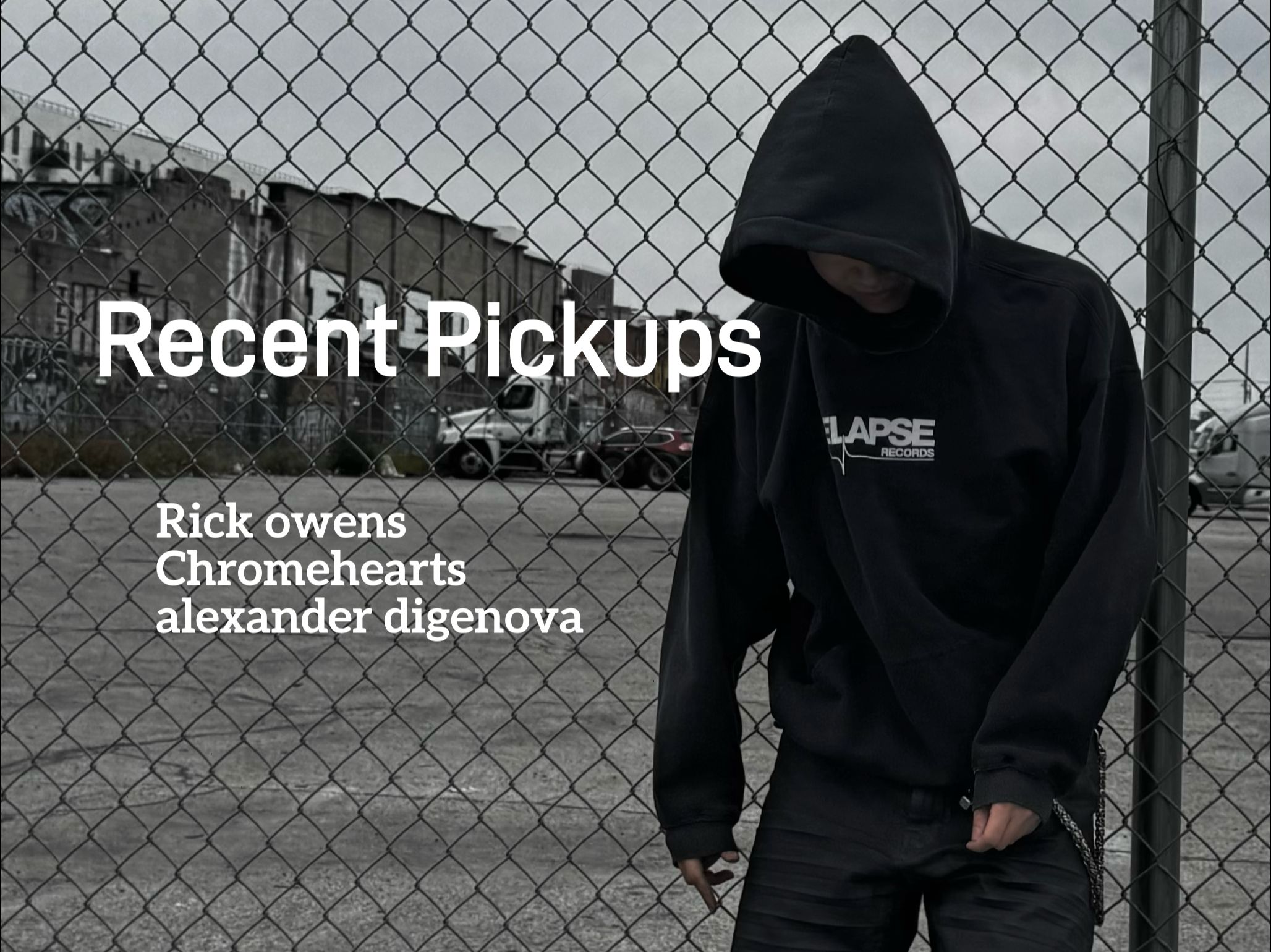 最帅的墨镜和皮衣,川的recent pickups rick owens. Chrome hearts alexander digenova哔哩哔哩bilibili