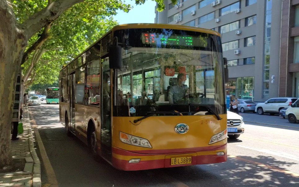 大连公交11路华晨wk6110urn2唐山街出站实录