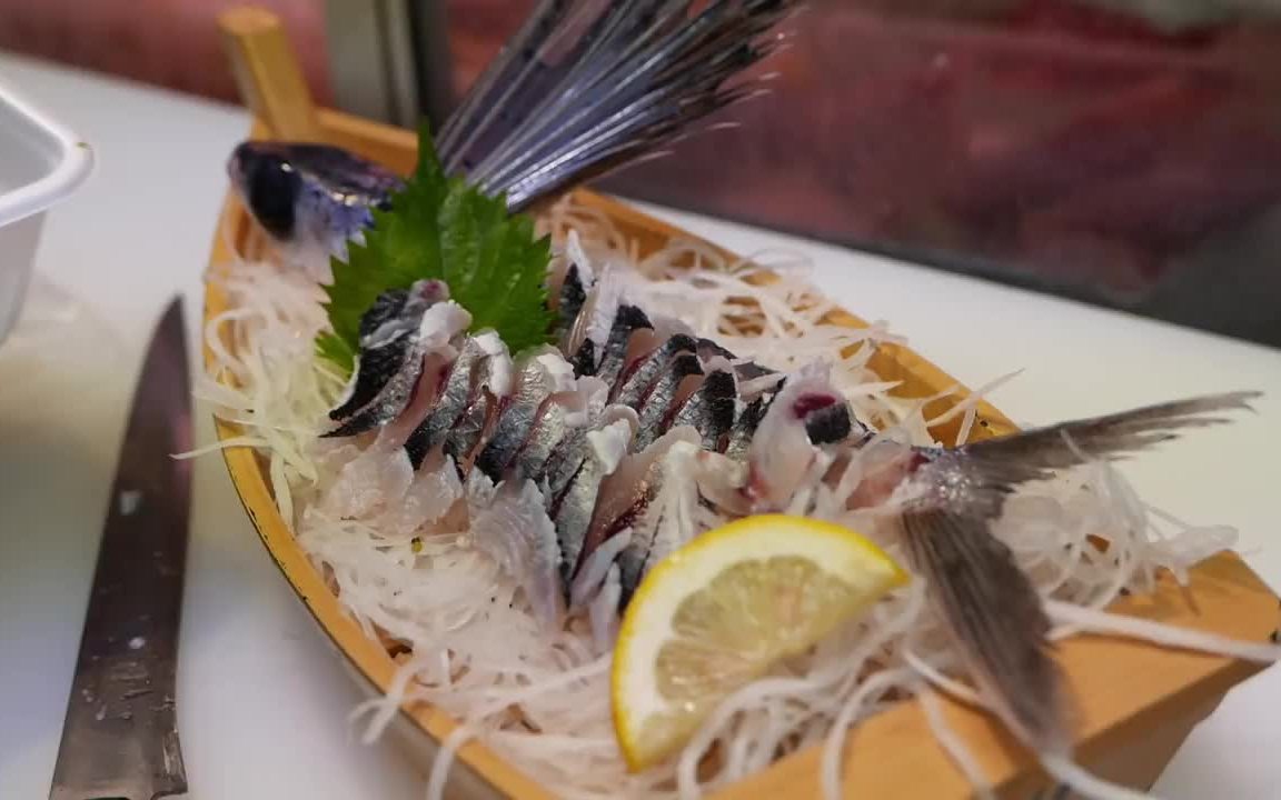 【拯救厌食症】料理飞鱼刺身,油炸海鲜2017.10.21