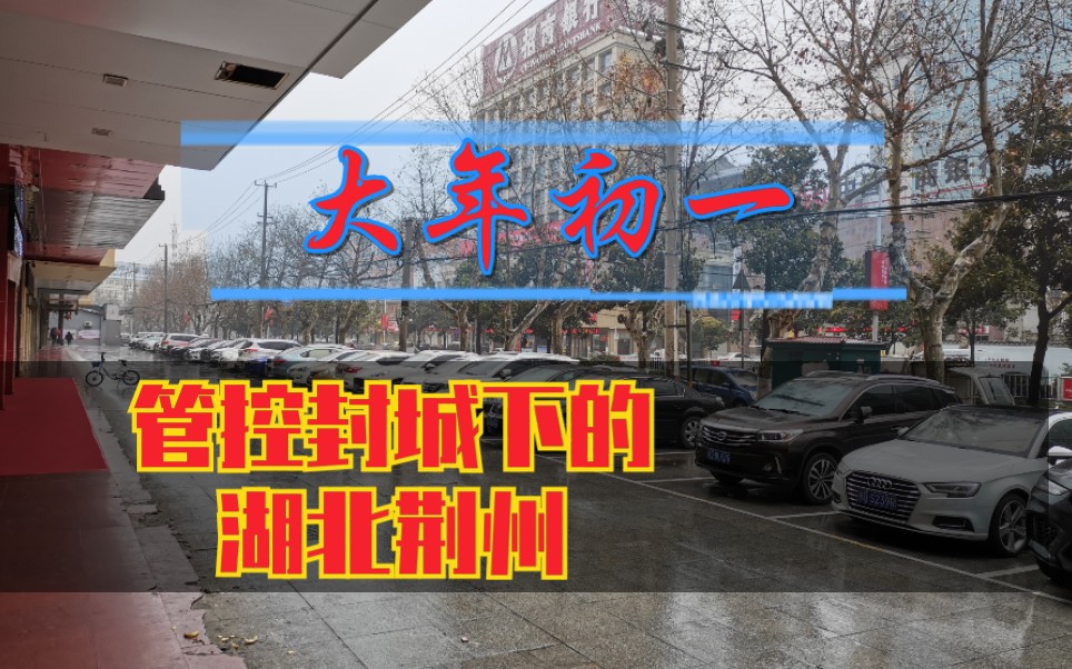 活动作品大年初一封城第二天的荆州沙市