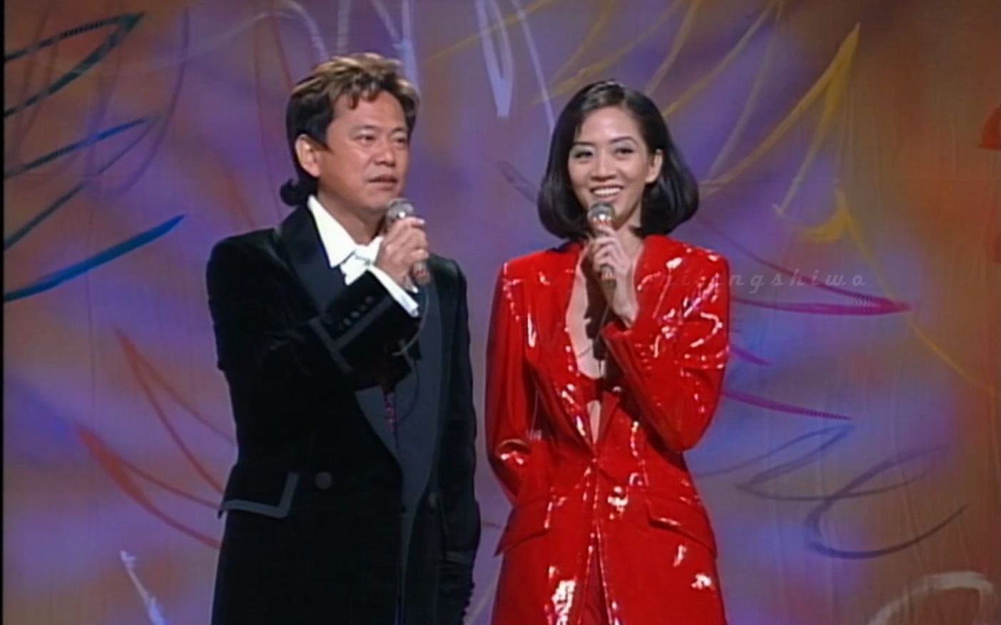 com【tvb台庆】1996年翡翠歌星贺台庆群星联唱25分钟1秒www.bilibil