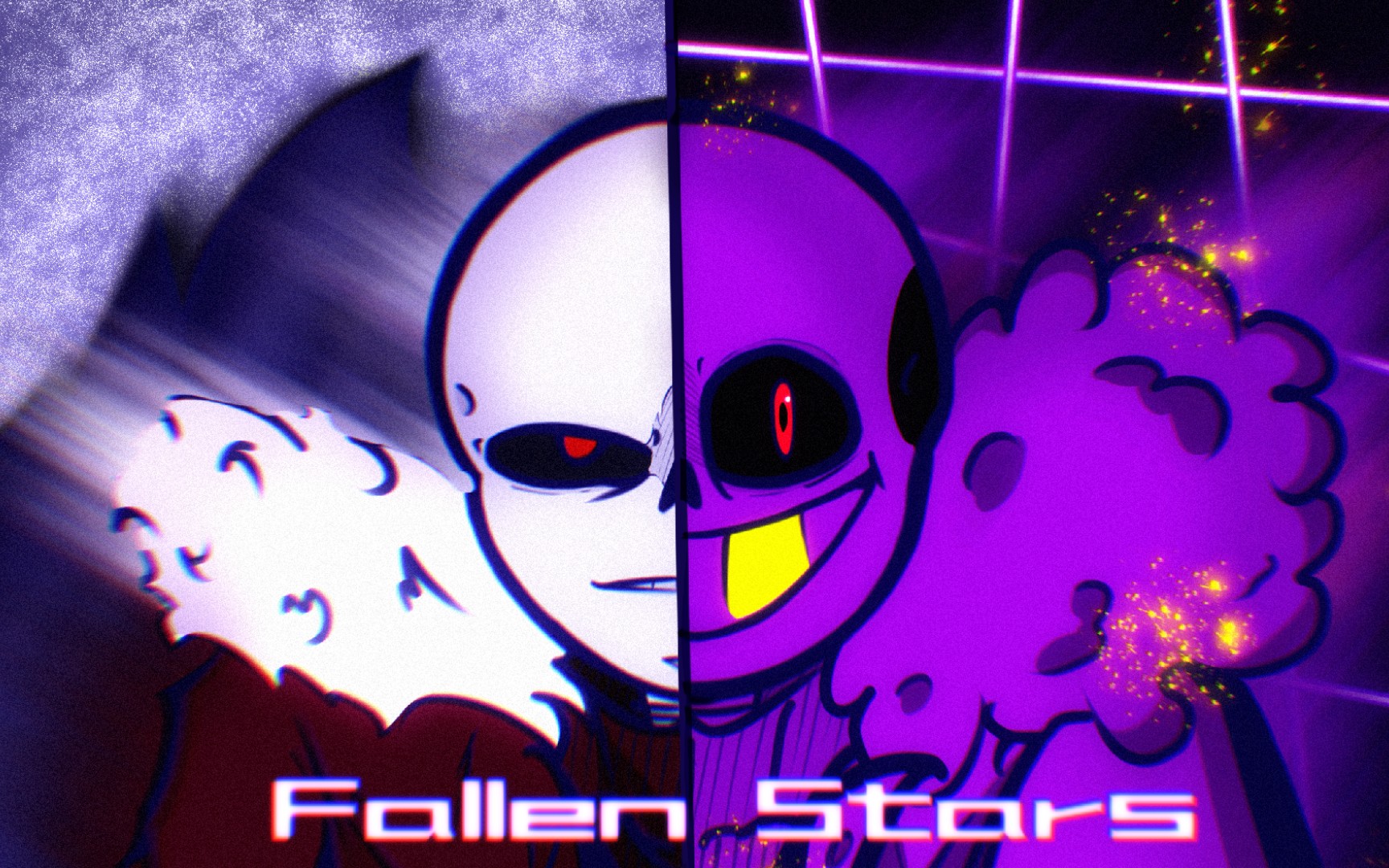 【fallen stars/坠星】坠星 指绘_哔哩哔哩_bilibili