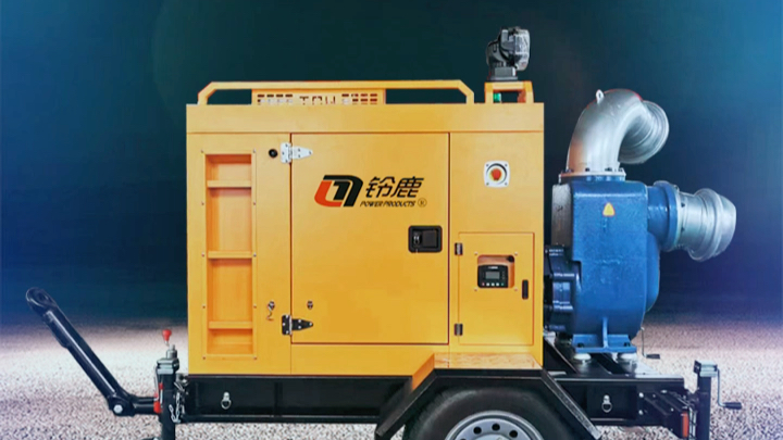 300立方500立方800立方移动拖车式防汛泵排水泵