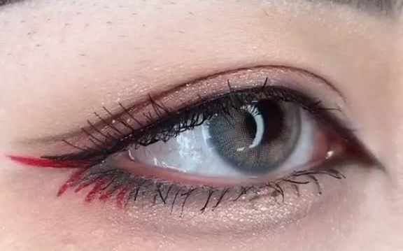 楚晚宁眼妆教程,师尊眼尾红是真的绝色! cos眼妆 化妆教程