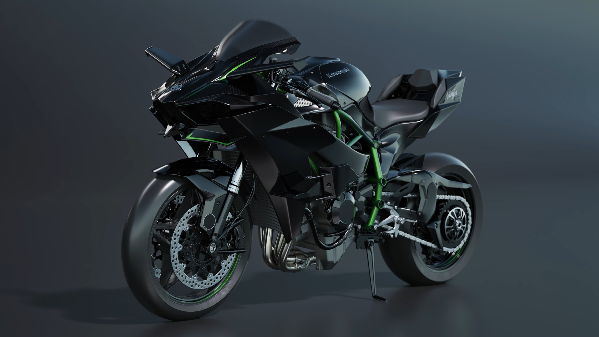 ue5渲染-川崎kawasaki-h2r