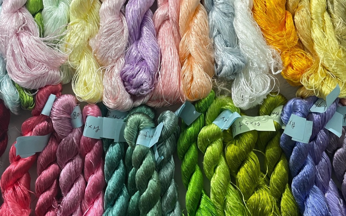 付邮送6a无捻蚕丝线 关注评论点赞,评论区满100人开奖