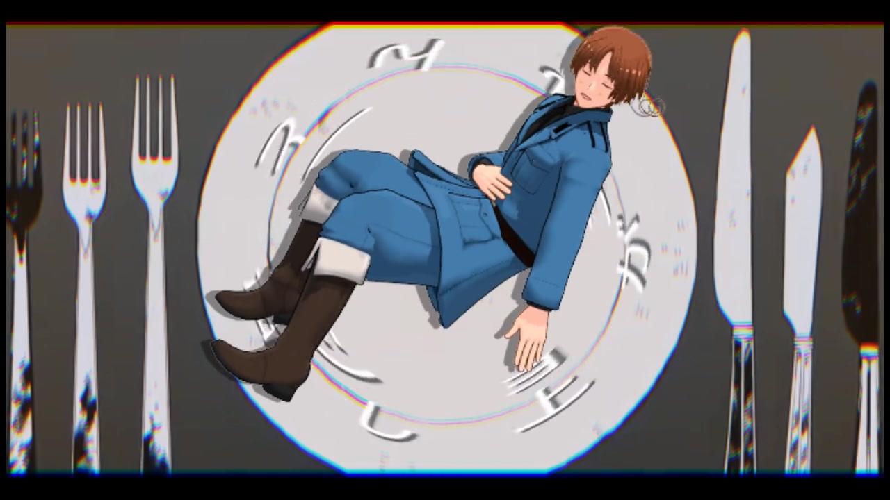 【aphmmd】费里苦巧克力装饰 【黑白伊】_哔哩哔哩_bilibili