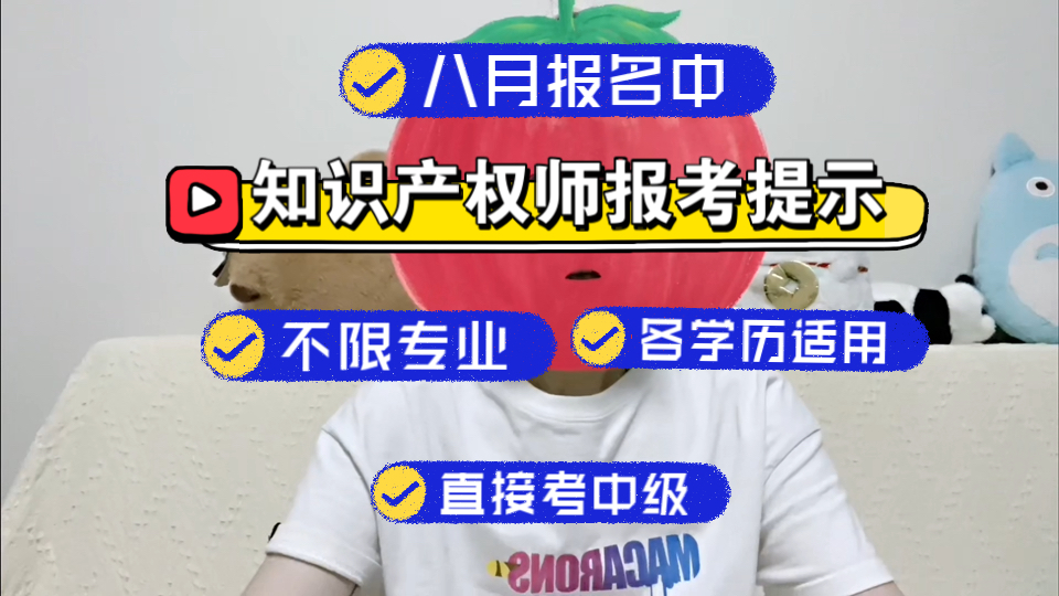 2024年知识产权师考试8月报名中,几点简单提示哔哩哔哩bilibili