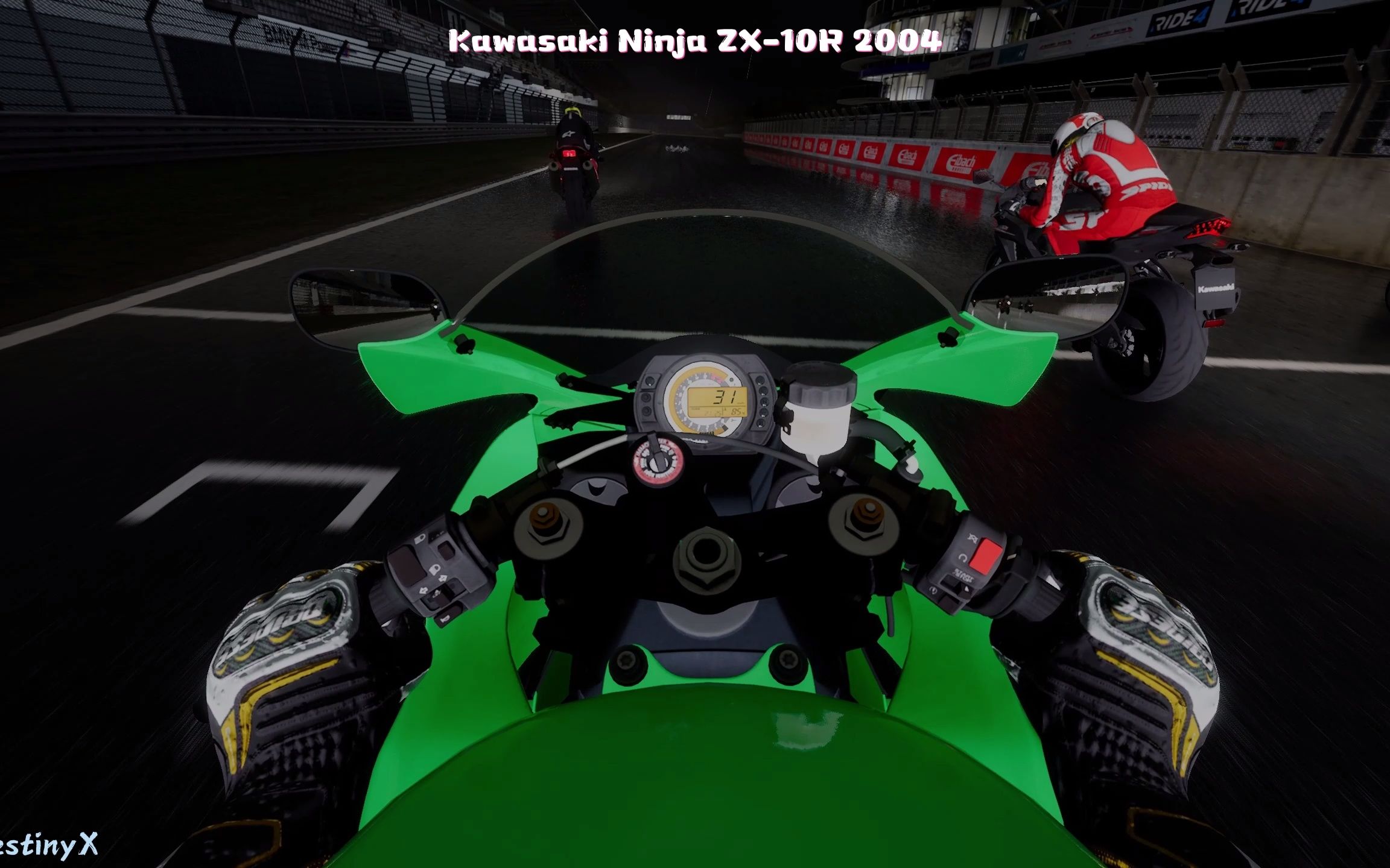 川崎kawasaki ninja zx-10r 2004 第一视角(ride4)