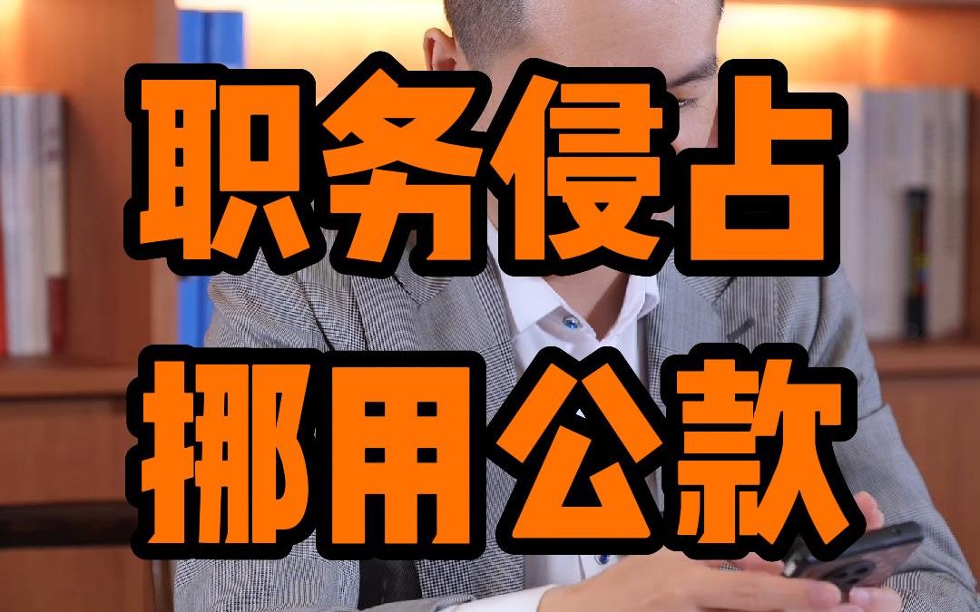 职务侵占挪用公款哔哩哔哩bilibili