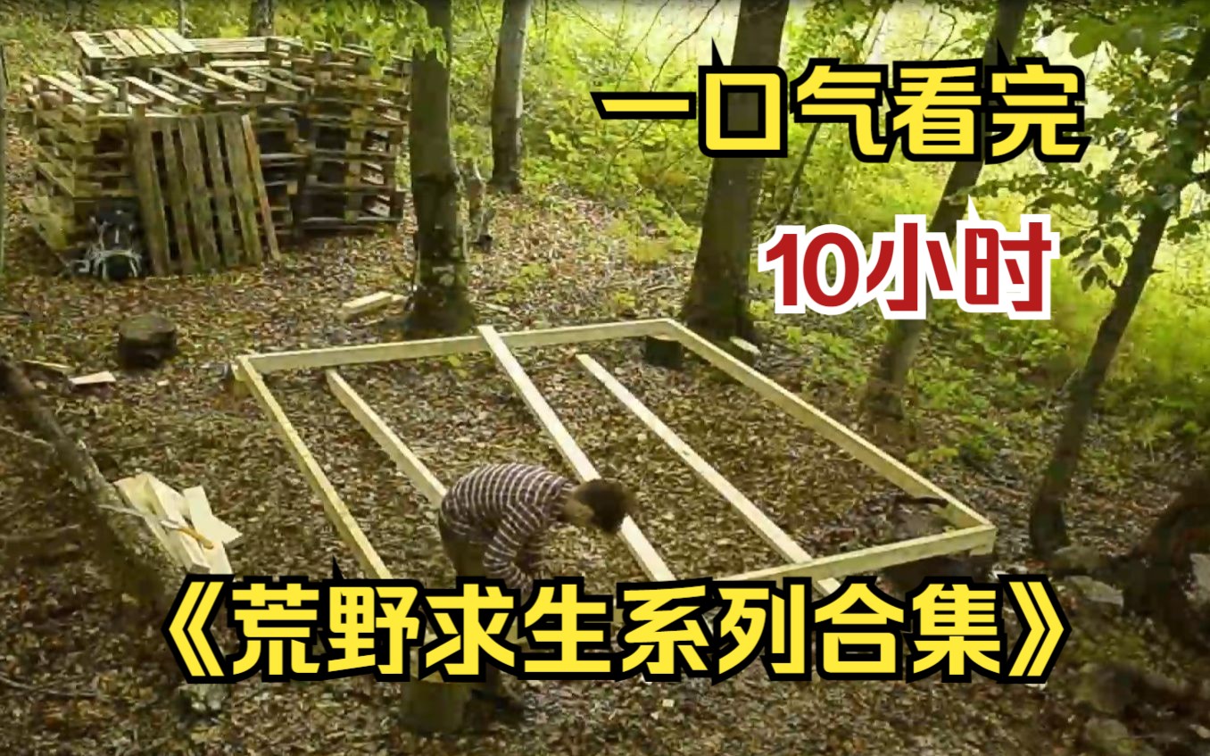 【10小时】一口气看完《荒野求生系列合集》9999部,看大神如何荒野生存!助眠神视频,建议收藏观看!哔哩哔哩bilibili