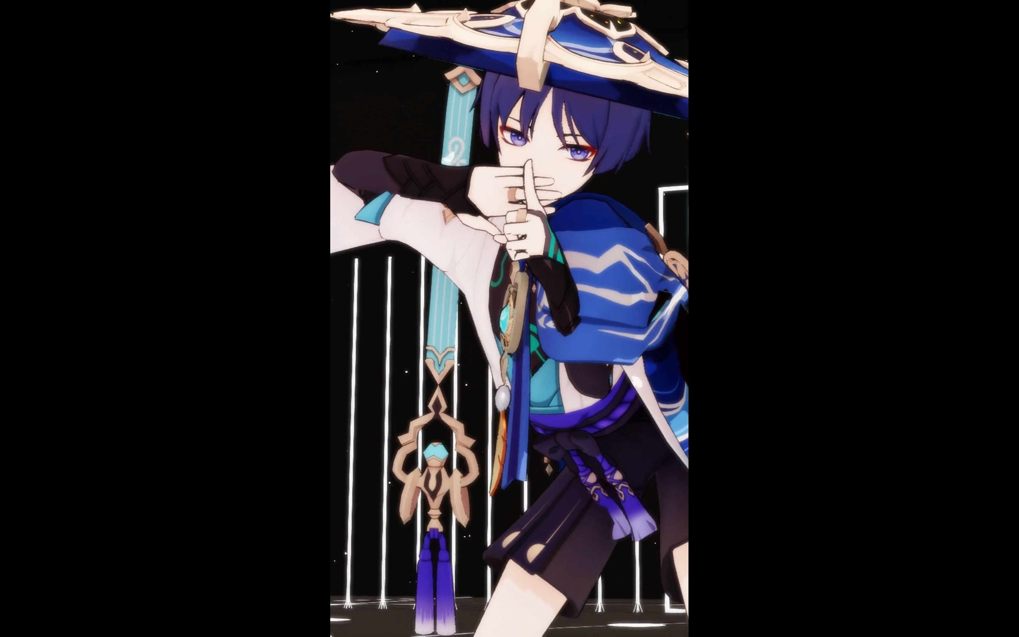 【原神mmd】hush - the marías 流浪者