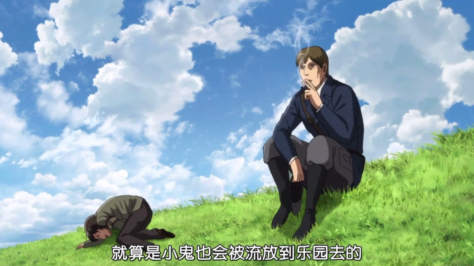 【进击的巨人第三部】20集:艾伦父亲偶遇枭,开始了复仇的一生.