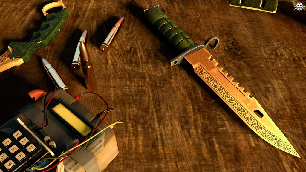 cs go m9刺刀 传说 壁纸
