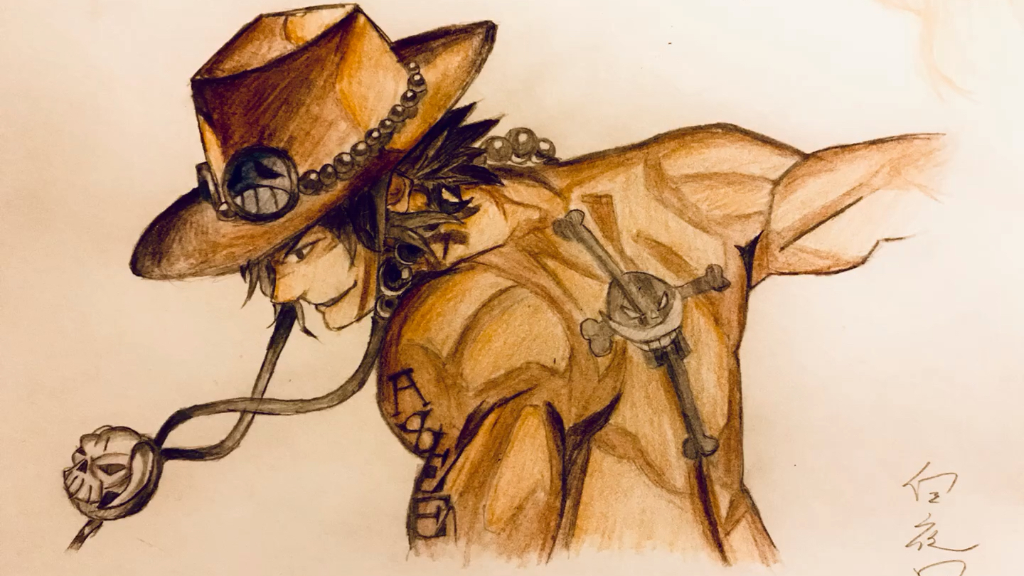 黑贼王,火拳艾斯和索隆