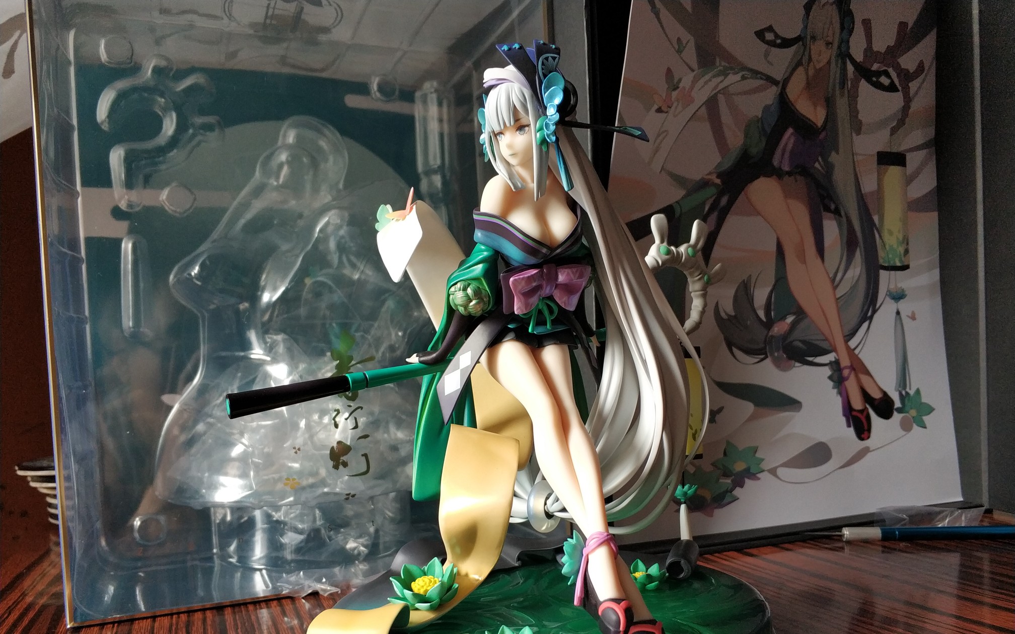 阴阳师青行灯手办开箱