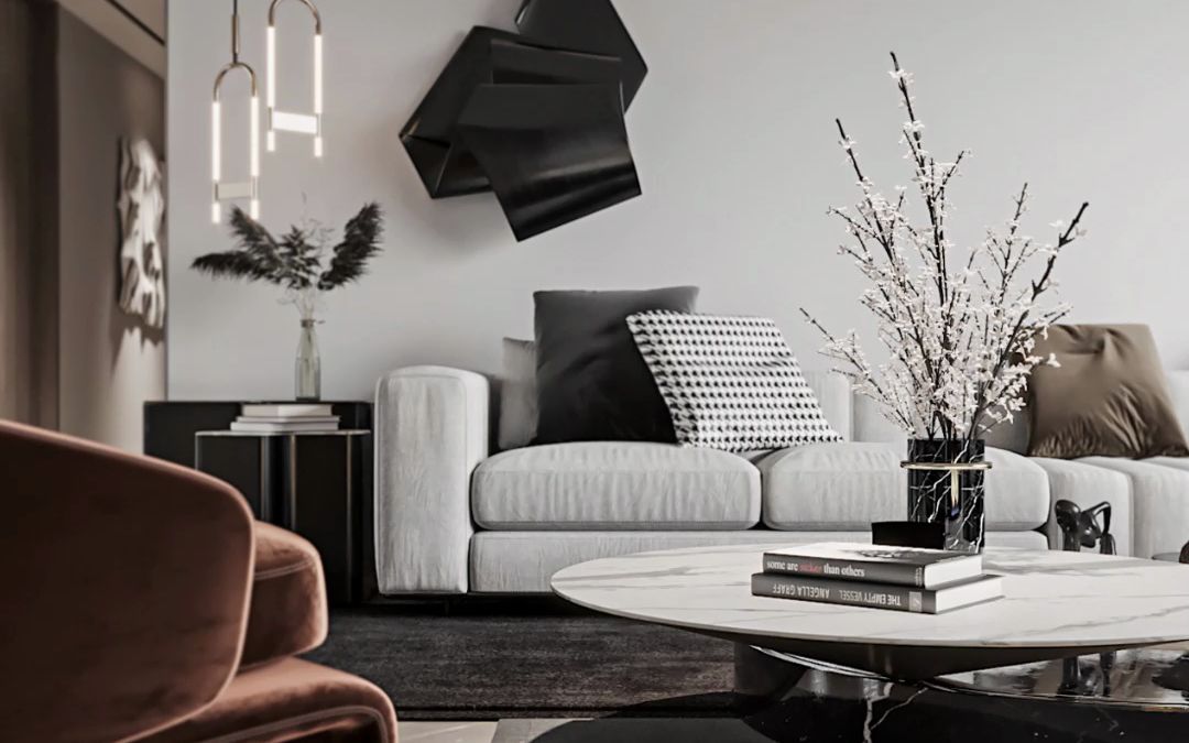 黑白灰现代极简风格