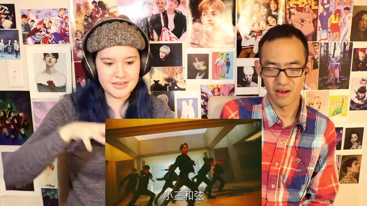 [图]自制中文字幕「古典音乐家」EXO 'Obsession' Reaction