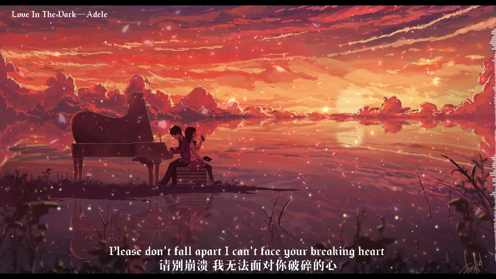 adele(阿黛尔)史诗级歌曲《love in the dark》