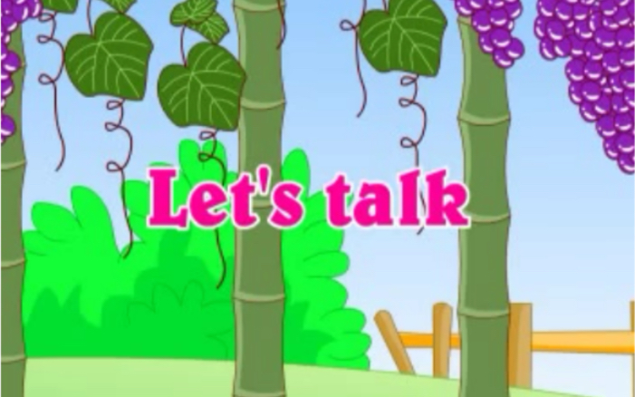 三年级英语下册人教版 Let's talk 01微课小视频哔哩哔哩bilibili