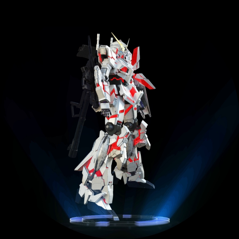 独角兽高达模型展示