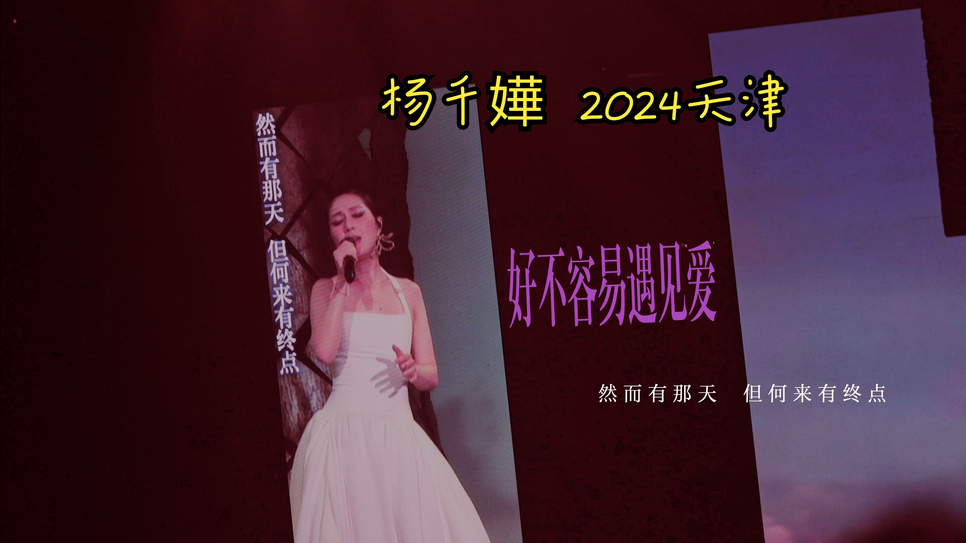 [图]好不容易遇见爱  杨千嬅2024live【4K】饭拍