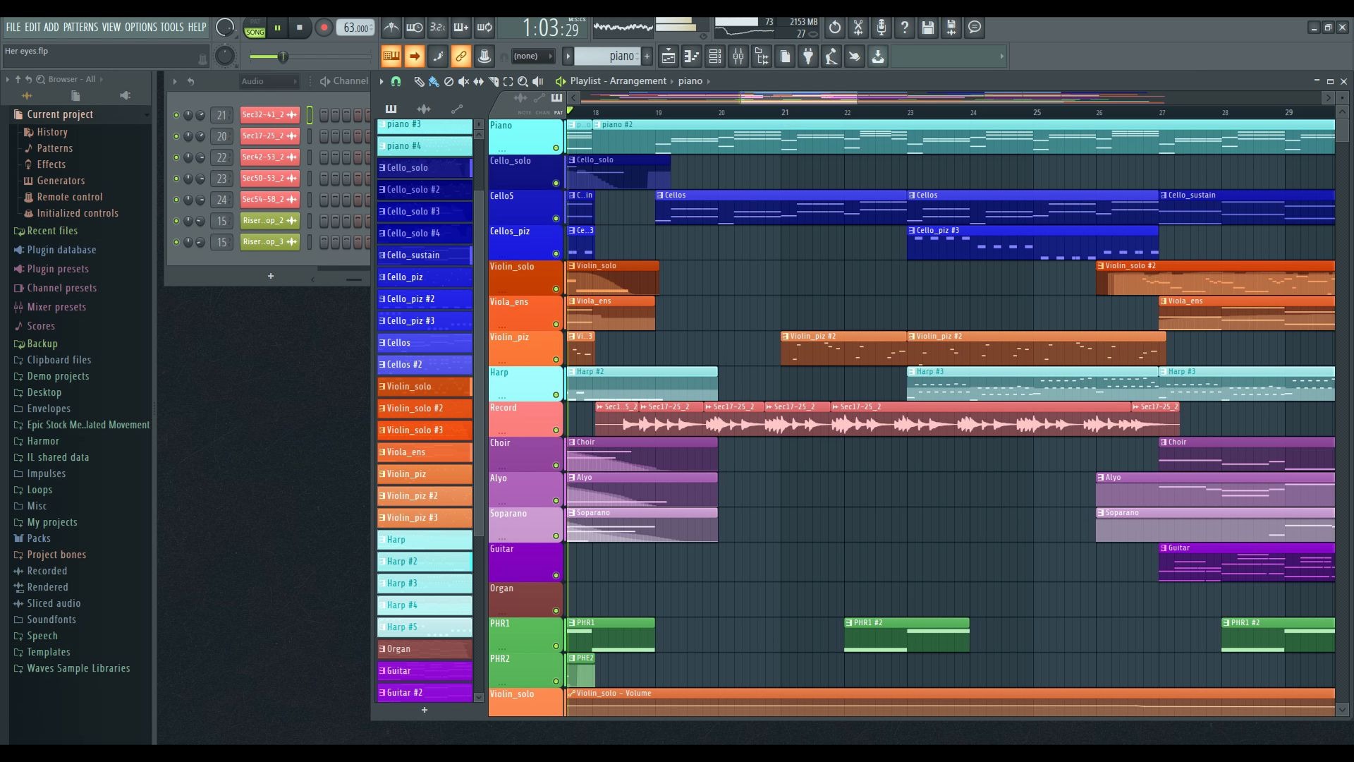 [图]【FL STUDIO】带上她的眼睛（弦乐版）- 刘慈欣科幻小说配乐 2020重制 编曲小白弦乐制作