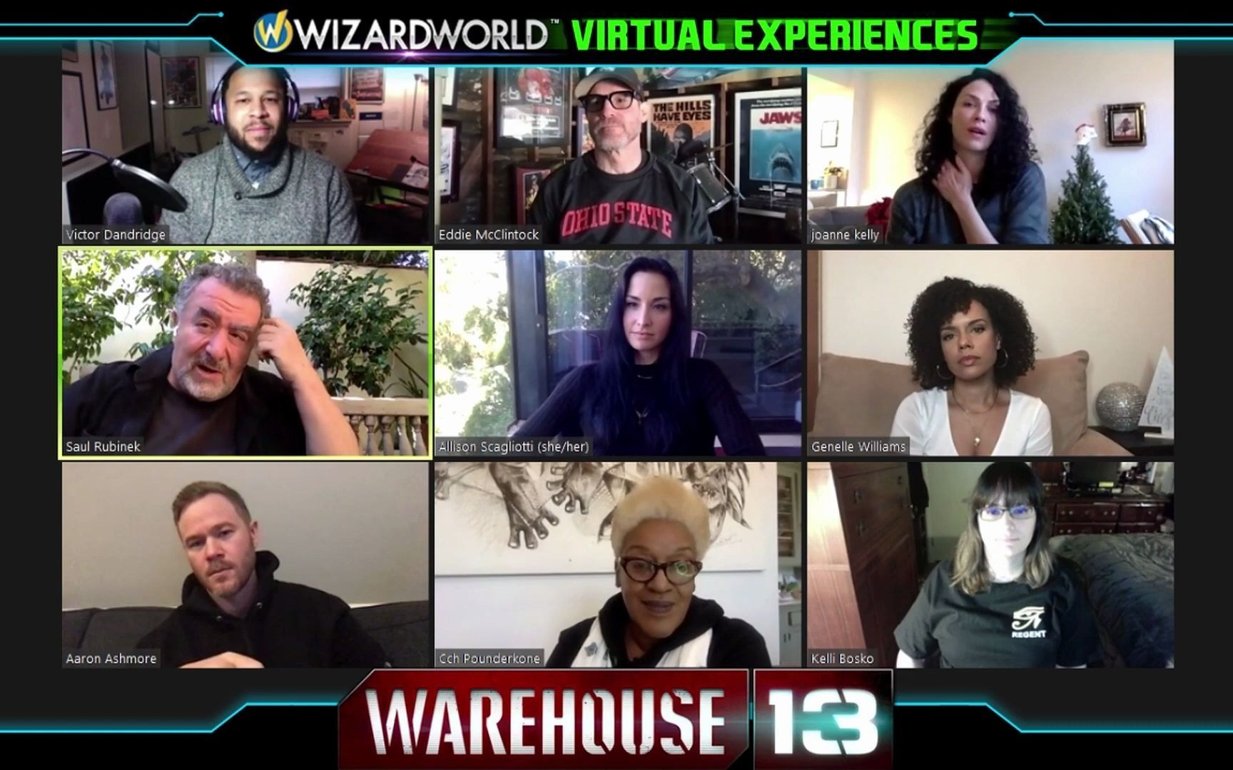 [图]《13号仓库WAREHOUSE 13》 Reunion Panel - Wizard World Virtual Experiences 2020