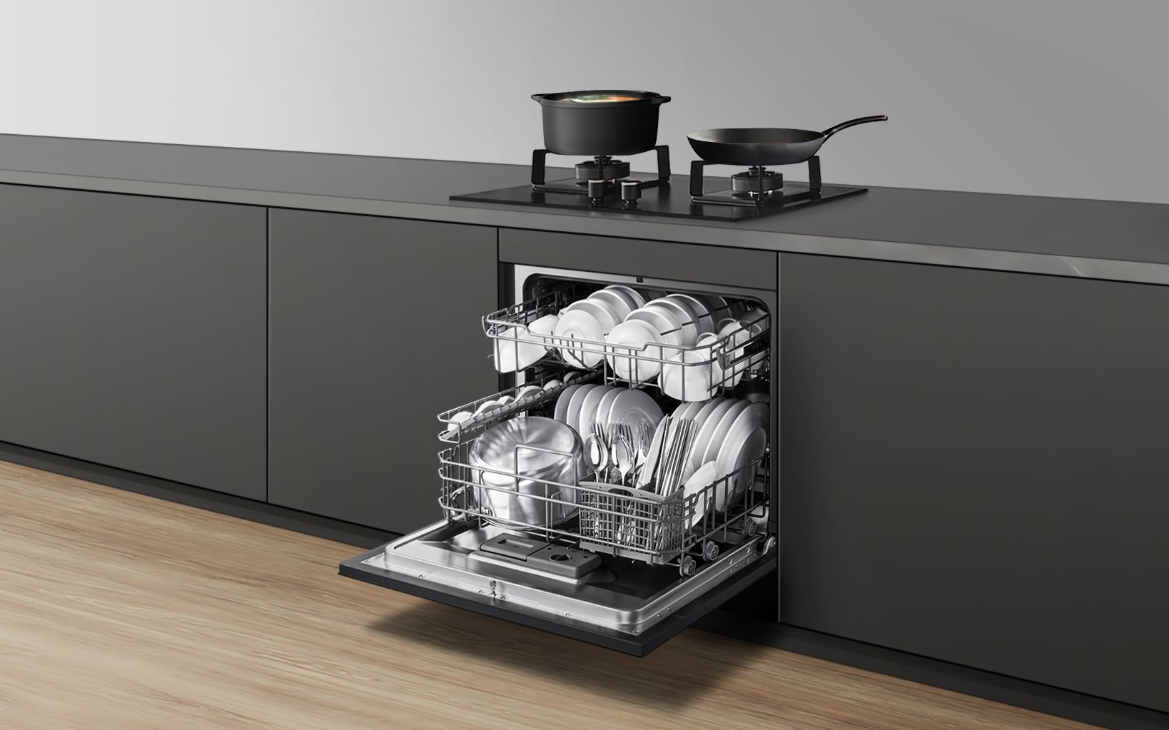 海信洗碗机の精装好的厨房一样可以换洗碗机