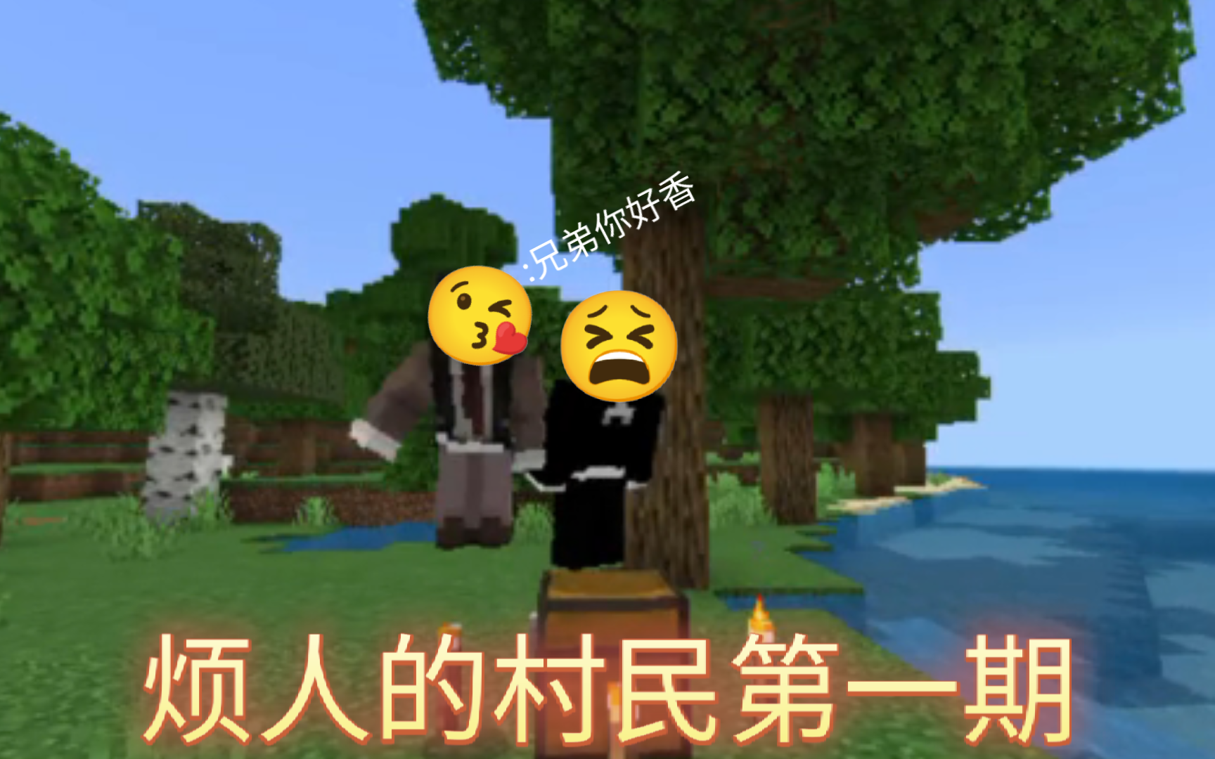 【烦人的村民生存】很好的生存使我的钻石剑旋转