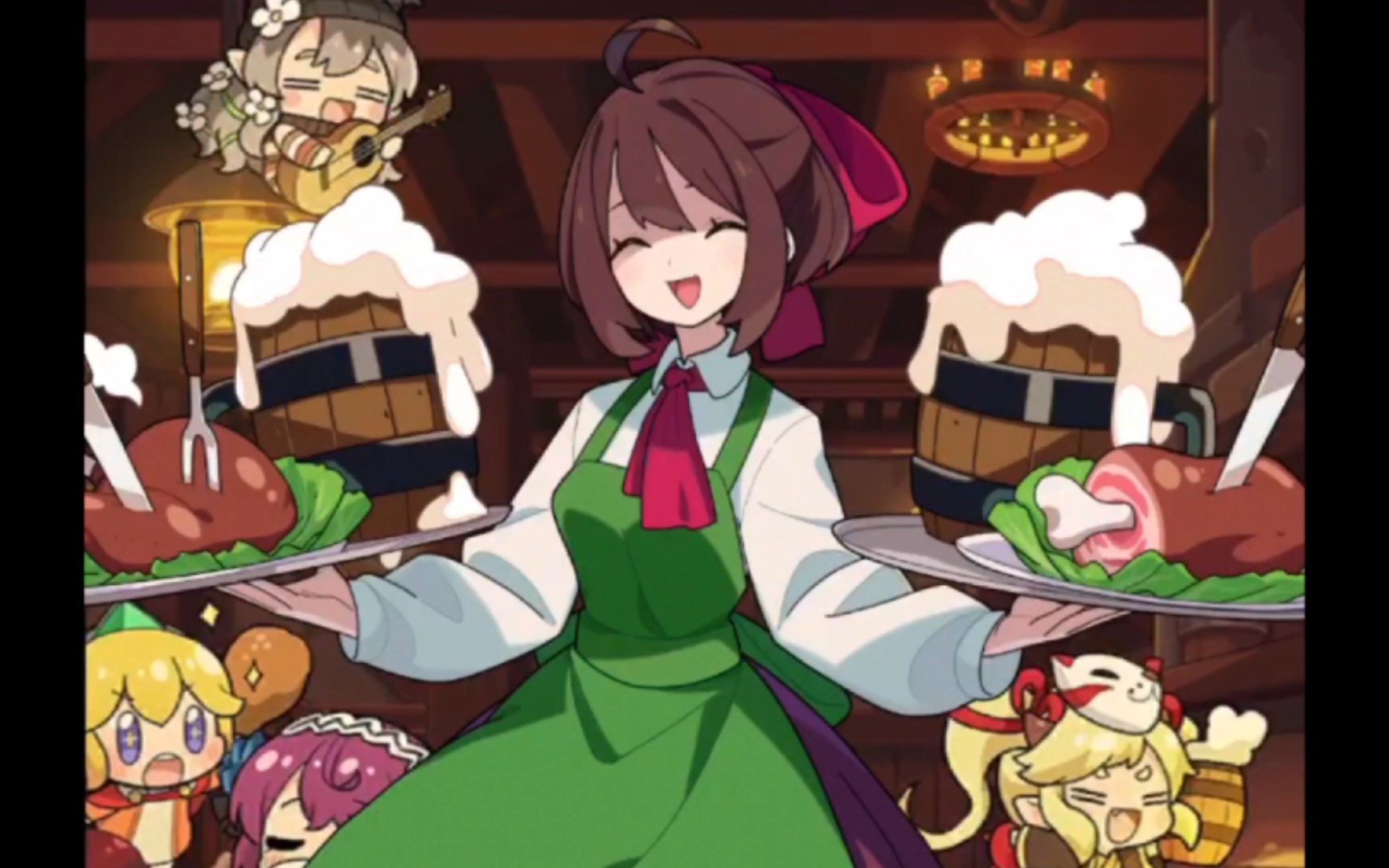 坎公日服老板娘罗兰茵立绘壁纸_手机游戏热门视频