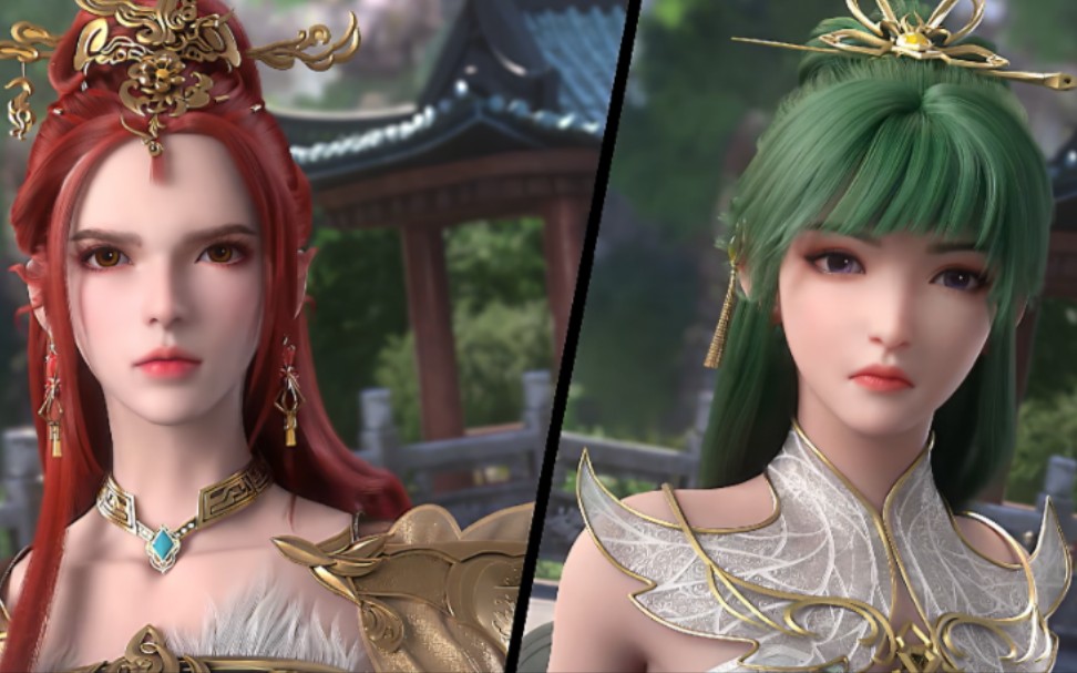 [完美世界] 绝色双姝/曼珠沙华/芙蕖/电脑壁纸/4k