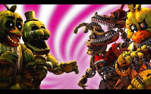 [图][FNAF SFM]幻影组 vs 梦魇组