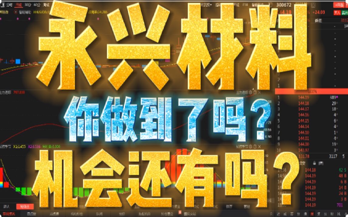 永兴材料:你做到了没?下周还有行情机会嘛?哔哩哔哩bilibili